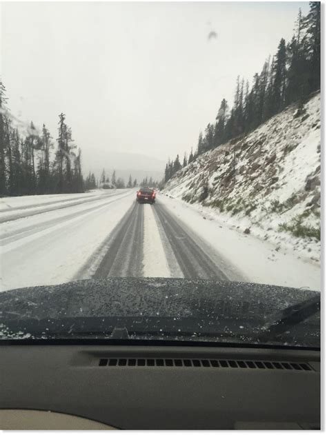 It's August and there was snow over Monarch Pass, Colorado -- Earth ...