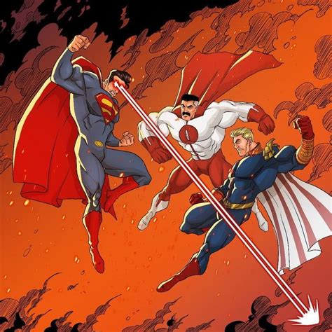 Superman, Homelander and Omni-man - Superhero | Comic books, Superman ...