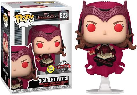 Funko Pop Marvel Wanda Vision Scarlet Witch Glow in Dark #823 Vinyl ...