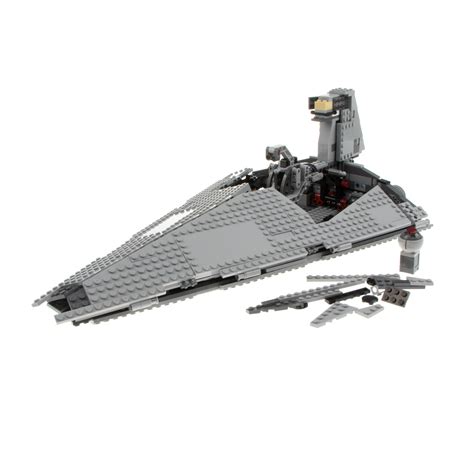 1x Lego Set Star Wars Imperial Star Destroyer 75055 grau unvollständig