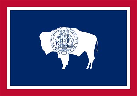 Wyoming Flag Coloring Page – State Flag Drawing – Flags Web