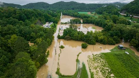 Flooding stats about the Kentucky river in eastern Kentucky