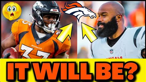 📢🏈 Denver Broncos News: Running Back Depth Improves Before Training!? - YouTube