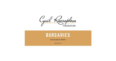 Cyril Ramaphosa Education Trust (CRET) Bursary Programme – Scholarscareer