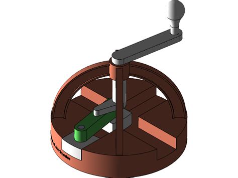 Trammel of Archimedes | 3D CAD Model Library | GrabCAD