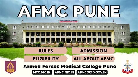 AFMC | Armed Forces Medical College Pune | Admission Process | Rules ...