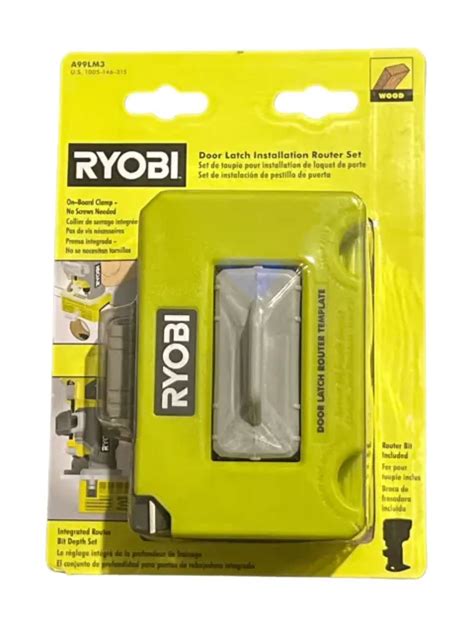 RYOBI DOOR INSTALLATION Kit - Router Template, Latch Locator, and ...