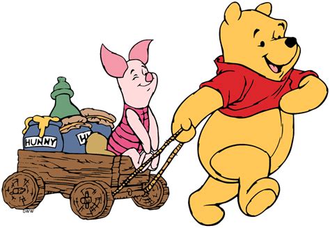 Winnie the Pooh & Piglet Clip Art (PNG Images) | Disney Clip Art Galore
