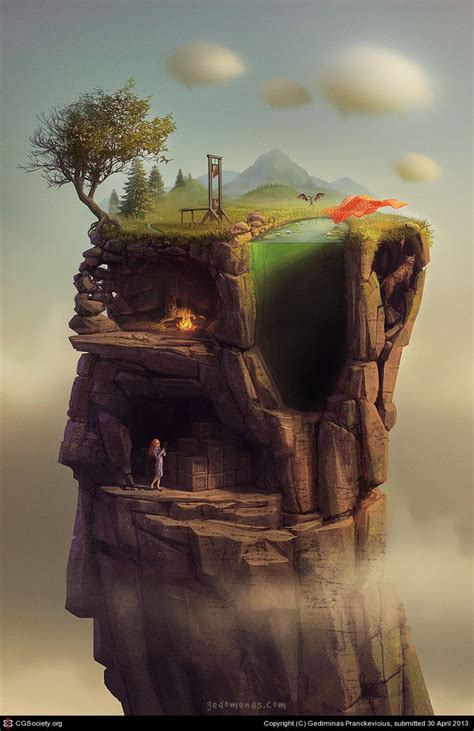 A Slice of Life by Gediminas Pranckevicius | 2D | CGSociety | Surreal art, Surreal illustration ...