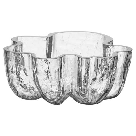 Kosta Boda Crackle Clear Bowl For Sale at 1stDibs
