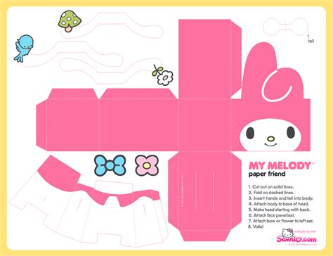 my-melody-cute-box.png 1.126×866 píxeles | Hello kitty imprimible ...