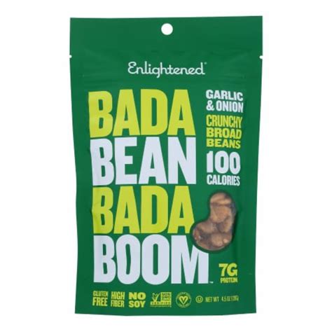 Bada Bean Bada Boom - Crunchy Beans Gar & Onion - Case of 6-4.5 oz., 6 ...