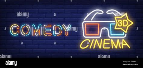 Comedy movie neon sign Stock Vector Image & Art - Alamy