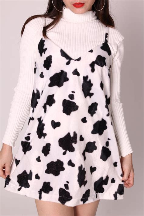 Cow Print Dress, Cow Dress, Cow Outfits, Fashion Outfits, Womens ...