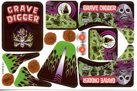 Printable Grave Digger Flames