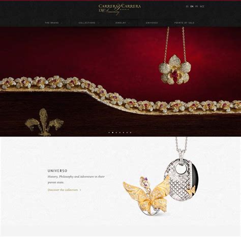 Jewellery Website Designs - 30 Examples - DesignGrapher.Com | Jewelry website design, Jewelry ...