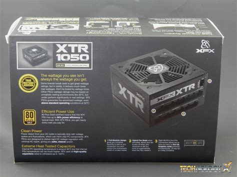 XFX XTR 1050W Gold Rated Power Supply - Unboxing and Overview ...