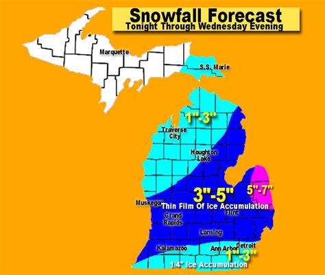 Michigan evening weather update: Expect freezing rain for the commute, and eventually all snow ...