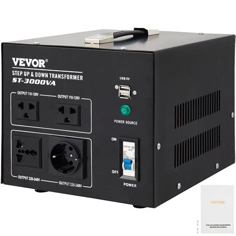 Buy VEVOR Voltage Converter Transformer,3000W Heavy Duty Step Up/Down Transformer Converter(240V ...