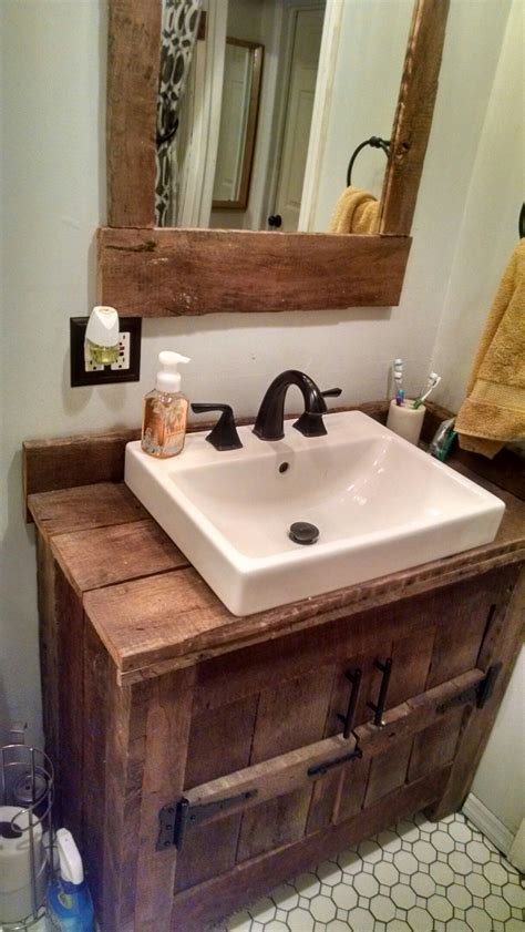 Diy Reclaimed Wood Bathroom Vanity - Katja Unger Guru