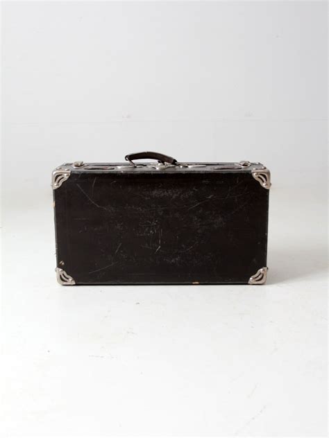 antique black suitcase – 86 Vintage