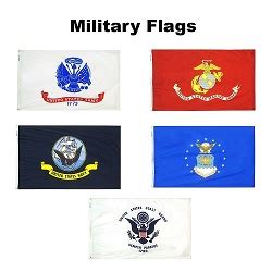 5 Flags of the U.S. Armed Forces – 3’x5’ Each - Made in USA