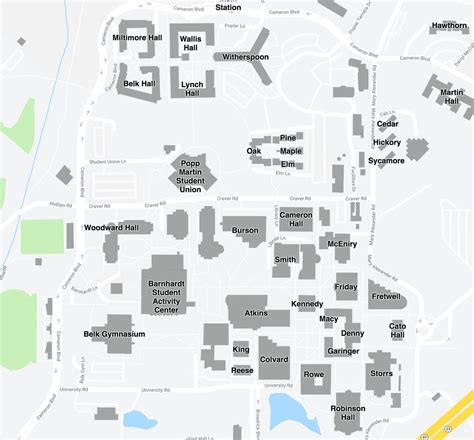 Uncc Campus Map - vrogue.co