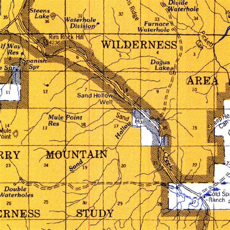 Ochoco National Forest Visitor Map East by US Forest Service R6 Pacific ...