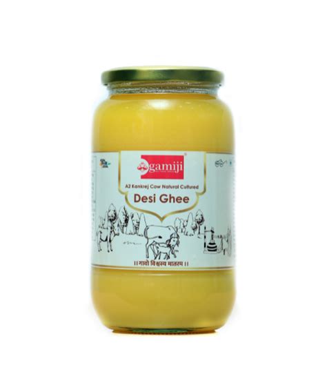 A2 Kankrej Cow Natural Cultured Desi Ghee - Gamiji - Desi Ghee