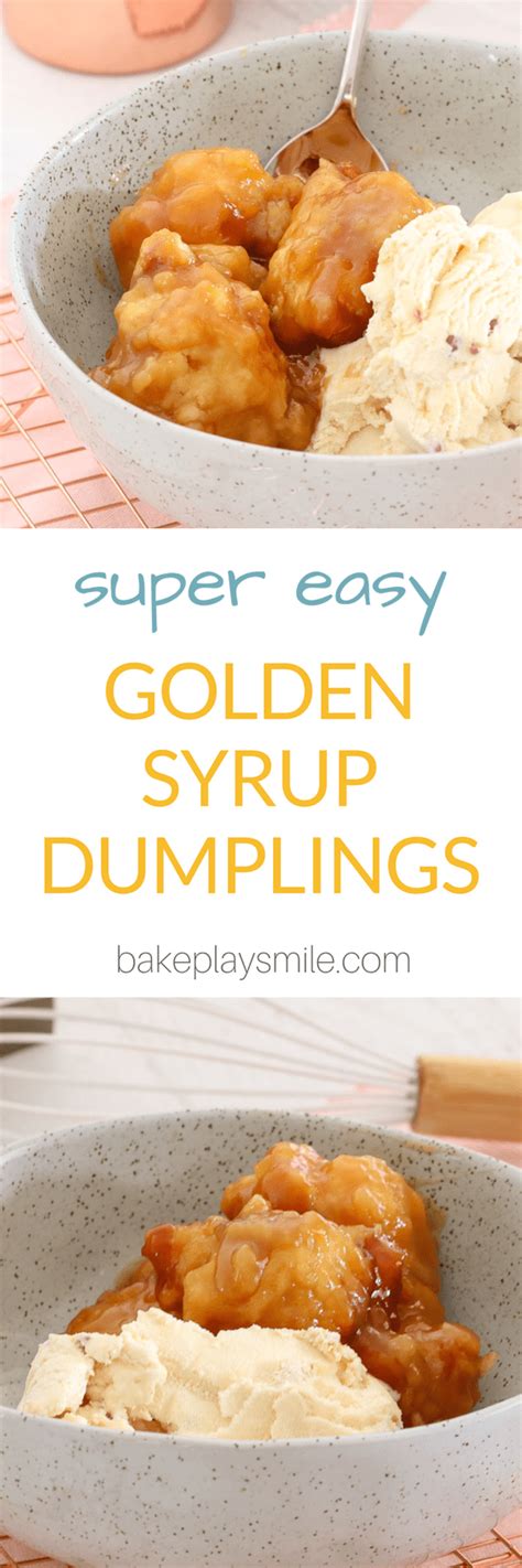 Easy Golden Syrup Dumplings | Winter Dessert Recipe - Bake Play Smile