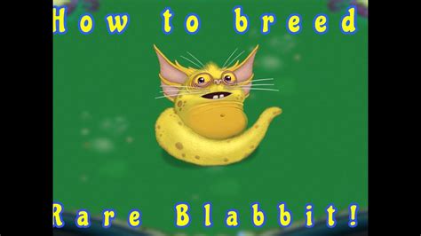 HOW TO BREED RARE BLABBIT ON WATER ISLAND! (My Singing Monsters) - YouTube