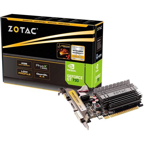 ZOTAC GT 730 4GB Zone Edition DDR3 - Graphics Card | ZOTAC GT 730 4GB ...