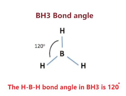 BH3 molecular geometry, lewis structure, bond angle, hybridization