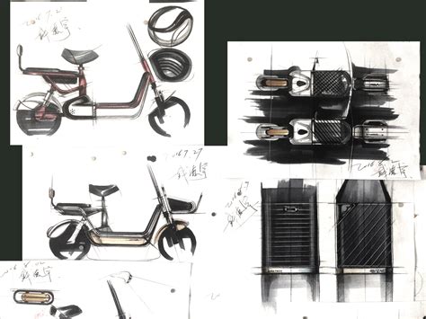 electric bike design on Behance