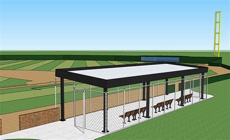 Open & Enclosed Modular Dugout | Baseball Dugouts | Panel Built