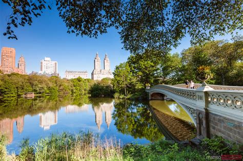 - Bow bridge in springtime, Central Park, New York | Royalty Free Image