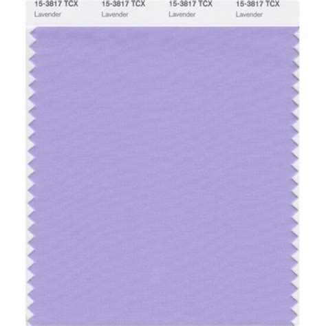 Pantone 15-3817 TCX Swatch Card Lavender – Design Info