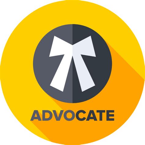 Advocate Flat Circular Flat icon