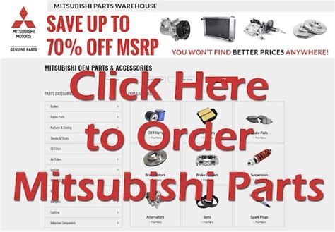 Mitsubishi Outlander Spare Parts | Reviewmotors.co