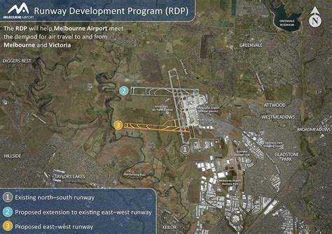 Map of Melbourne airport - Map Melbourne airport (Australia)