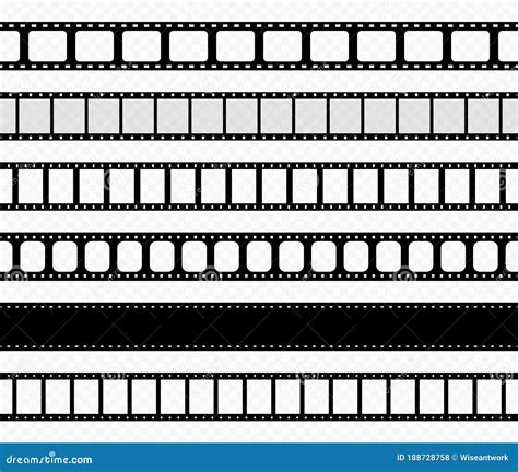 Film Strip. Tape Of Movie For Cinema. Photo, Video Frame. Filmstrip ...