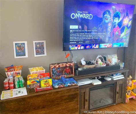 Create Your Own Home Movie Theater With This Disney DIY Onward Screening! | the disney food blog