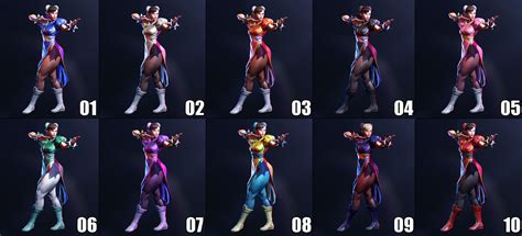 Street Fighter 6 Chun-Li costumes and colors 2 out of 3 image gallery