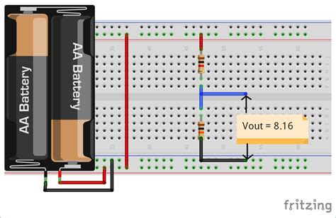 Potential or Voltage Divider Circuit Diagram and Formula