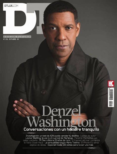 Denzel Washington Covers DT Lux October 2014 Issue | Denzel washington ...