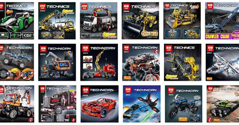 It's Not Lego: Lepin Not Lego Technic Series Set List - 2016