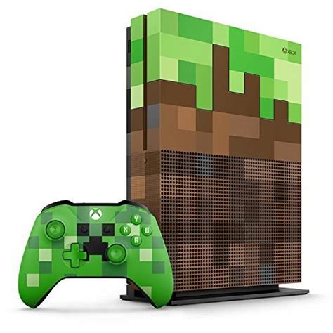 Amazon.com: Xbox One S 1TB Limited Edition Console - Minecraft Bundle ...