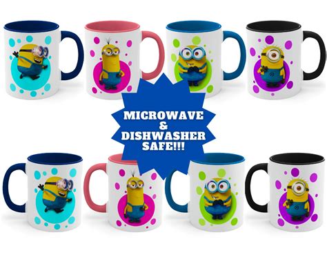 Minions Coffee Mugs 11 Ounce Drinkware for Kids Drinkware for - Etsy