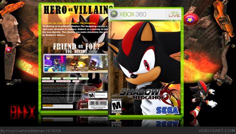 Shadow The Hedgehog Xbox 360 Box Art Cover by HolyCowfartsBatman