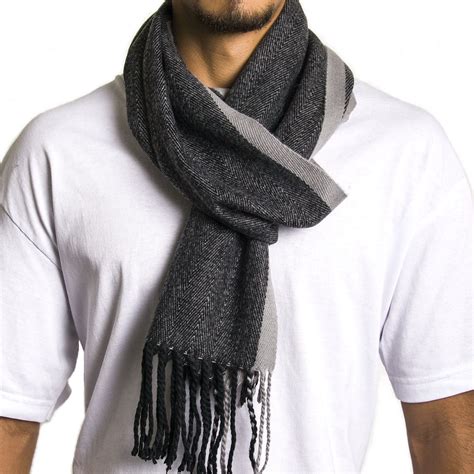 Alpine Swiss Mens Scarf Softer Than Cashmere Scarves Plaids Womens ...